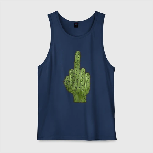 Мужская майка хлопок Cactus fuck