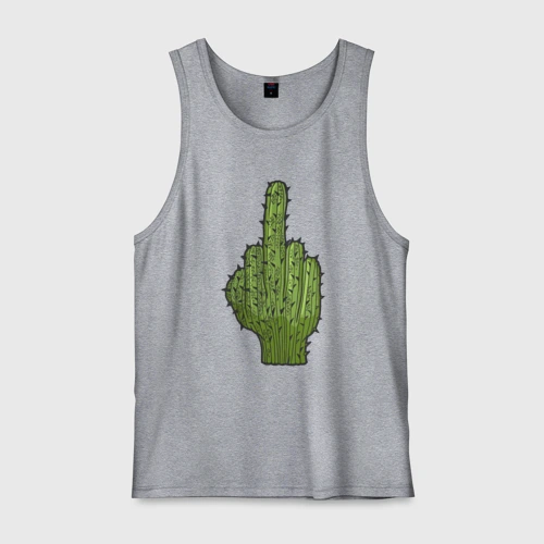 Мужская майка хлопок Cactus fuck