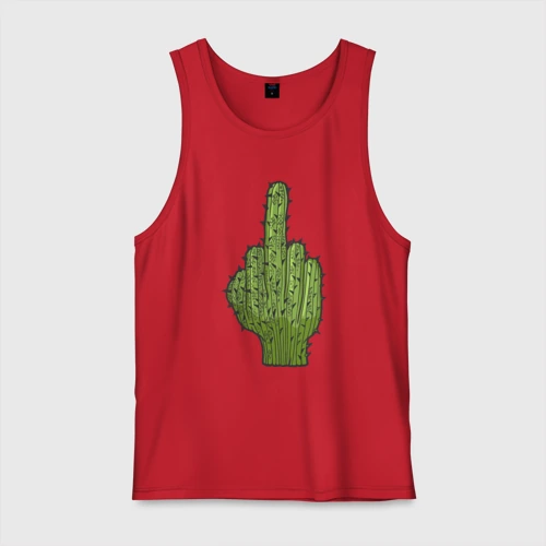 Мужская майка хлопок Cactus fuck
