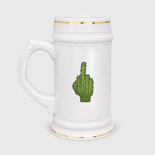 Кружка пивная Cactus fuck