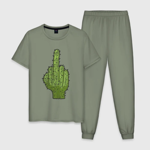 Мужская пижама хлопок Cactus fuck