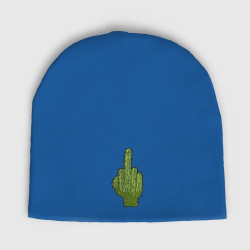 Мужская шапка демисезонная Cactus fuck