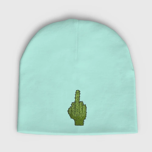 Мужская шапка демисезонная Cactus fuck