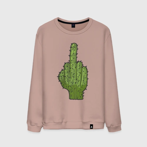 Мужской свитшот хлопок Cactus fuck