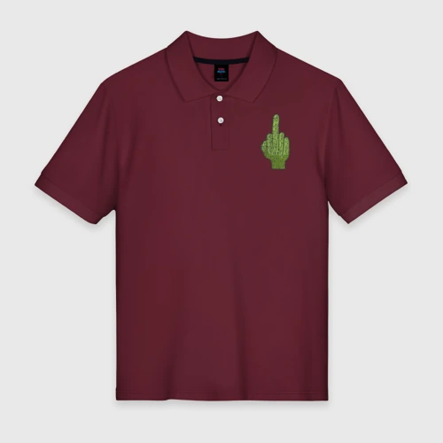 Мужское поло хлопок Cactus fuck
