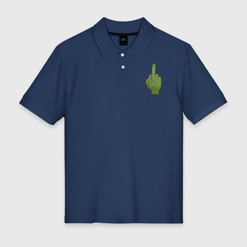Мужское поло хлопок Cactus fuck