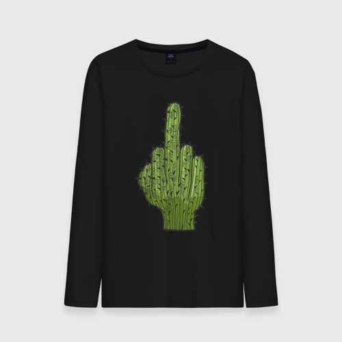 Мужской лонгслив хлопок Cactus fuck