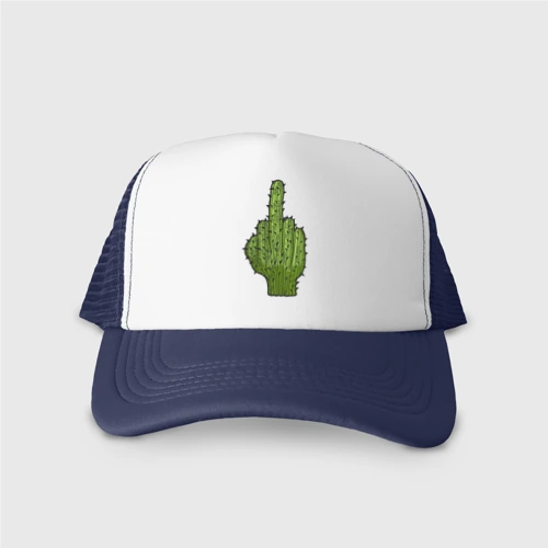 Кепка тракер с сеткой Cactus fuck