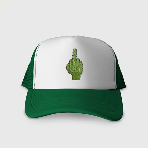 Кепка тракер с сеткой Cactus fuck