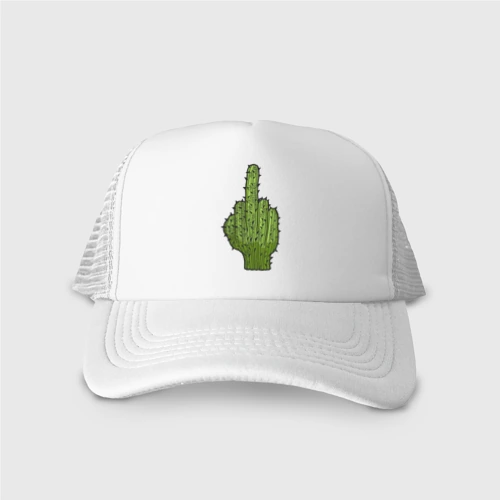 Кепка тракер с сеткой Cactus fuck
