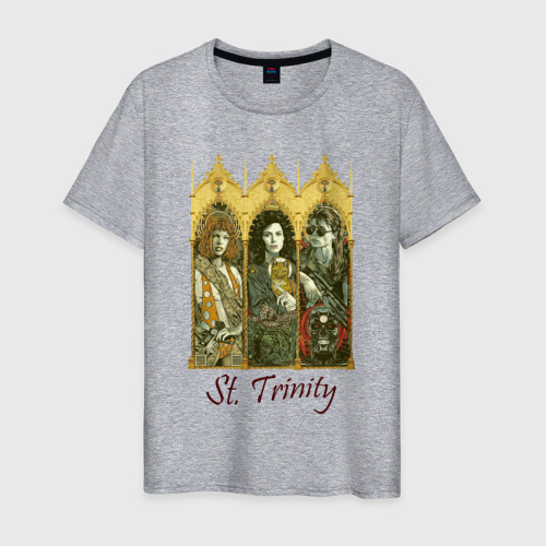 Мужская футболка хлопок St trinity, цвет меланж