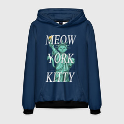 Мужская толстовка 3D Meow York Kitty