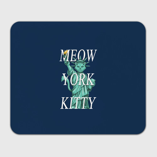 Прямоугольный коврик для мышки Meow York Kitty