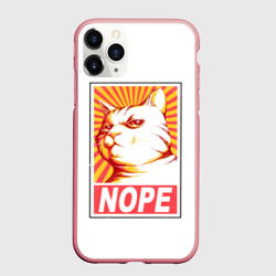 Чехол для iPhone 11 Pro Max матовый Nope - cat