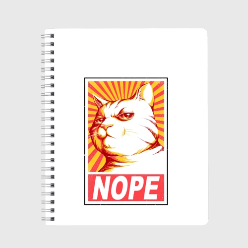 Тетрадь Nope - cat