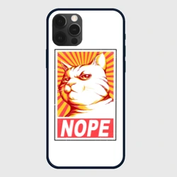 Чехол для iPhone 12 Pro Nope - cat