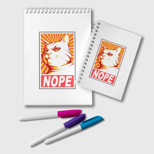 Блокнот Nope - cat