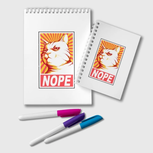 Блокнот Nope - cat