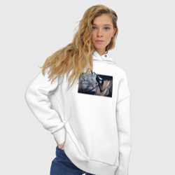 Женское худи Oversize хлопок Сон Чжин У - фото 2