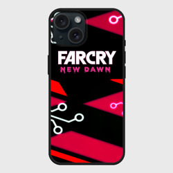 Чехол силиконовый для Apple iPhone 15 матовый Farcry new dawn