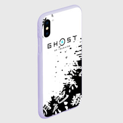Чехол для iPhone XS Max матовый Ghost of Tsushima текстура samurai - фото 2
