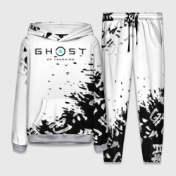 Женский костюм с толстовкой 3D Ghost of Tsushima текстура samurai