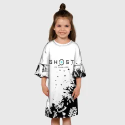 Детское платье 3D Ghost of Tsushima текстура samurai - фото 2