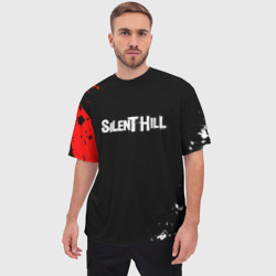 Мужская футболка oversize 3D Silenthill краски - фото 2