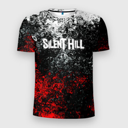 Мужская футболка 3D Slim Silenthill брызги красок