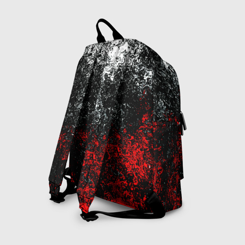 Рюкзак 3D с принтом Silenthill брызги красок, вид сзади #1