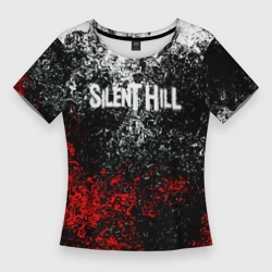 Женская футболка 3D Slim Silenthill брызги красок