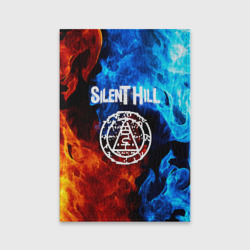 Обложка для паспорта матовая кожа Silent hill огненный стиль