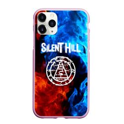 Чехол для iPhone 11 Pro Max матовый Silent hill огненный стиль