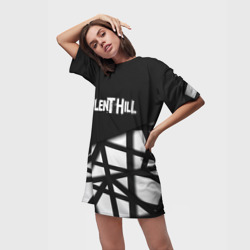 Платье-футболка 3D Silent Hill геометрия - фото 2