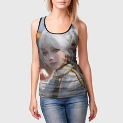 Женская майка 3D Портрет Фрирен - фото 2