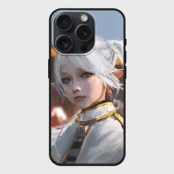 Чехол силиконовый для Apple iPhone 15 Pro матовый Портрет Фрирен