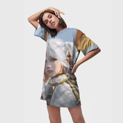 Платье-футболка 3D Портрет Фрирен - фото 2