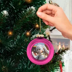 Ёлочный шар стеклянный/пластиковый Портрет Фрирен - фото 2