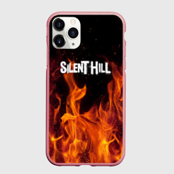 Чехол для iPhone 11 Pro Max матовый Silent hill огонь