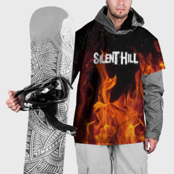 Накидка на куртку 3D Silent hill огонь