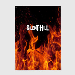 Постер Silent hill огонь