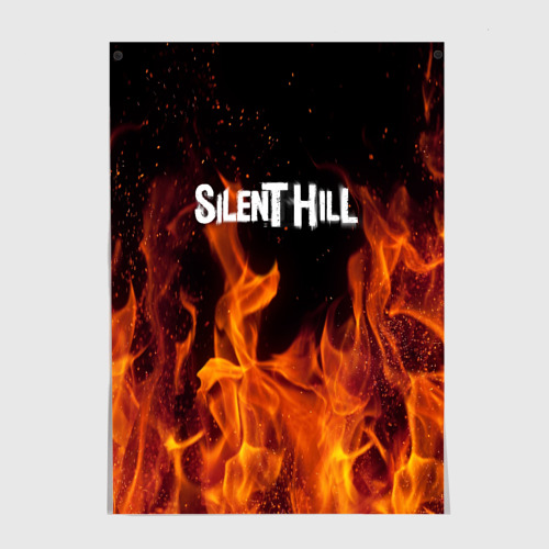 Постер Silent hill огонь