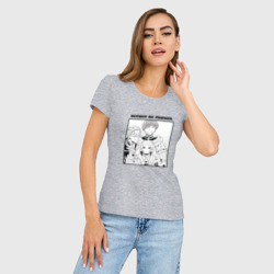 Женская футболка хлопок Slim Друзья Фрирен - фото 2