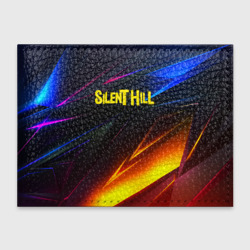 Обложка для студенческого билета Silent hill stripes neon