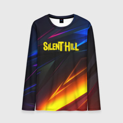 Мужской лонгслив 3D Silent hill stripes neon