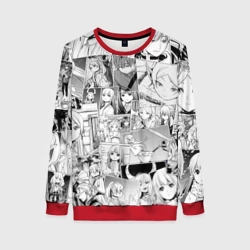 Женский свитшот 3D Провожающая в последний путь Фрирен узор