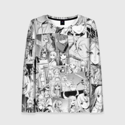 Женский лонгслив 3D Провожающая в последний путь Фрирен узор