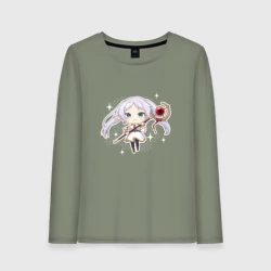 Женский лонгслив хлопок Чиби Фрирен