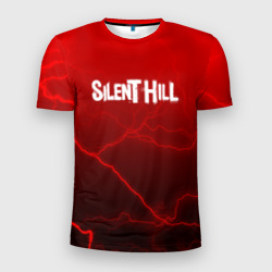 Мужская футболка 3D Slim Silent Hill storm abstraction