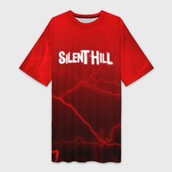 Платье-футболка 3D Silent Hill storm abstraction